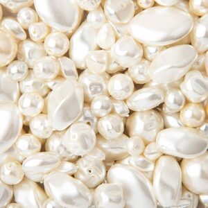 Estrela Směs voskových perel bílá - 75 g