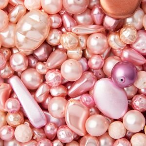 Estrela Směs voskových perel růžová - 75 g