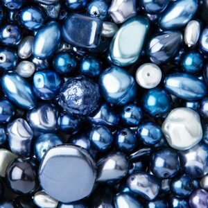 Estrela Směs voskových perel modrá - 75 g
