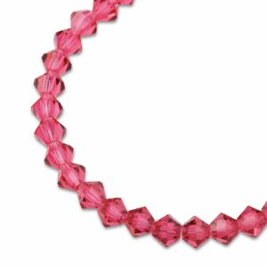 Preciosa MC perle Rondelle 6mm Indian Pink - 20 ks