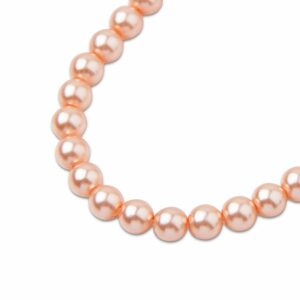 PRECIOSA a.s. Preciosa kulatá perla MAXIMA 4mm Pearl Effect Peach - 30 ks