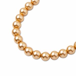 PRECIOSA a.s. Preciosa kulatá perla MAXIMA 4mm Pearl Effect Gold - 30 ks