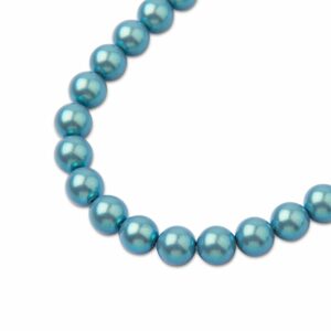 PRECIOSA a.s. Preciosa kulatá perla MAXIMA 4mm Pearlescent Blue - 30 ks