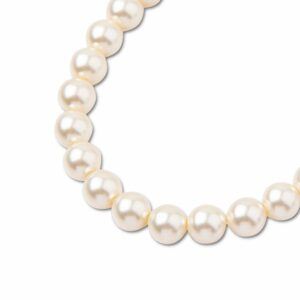 PRECIOSA a.s. Preciosa kulatá perla MAXIMA 6mm Pearl Effect Light Creamrose - 20 ks