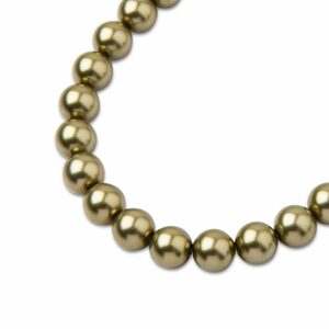 PRECIOSA a.s. Preciosa kulatá perla MAXIMA 6mm Pearl Effect Light Green - 20 ks