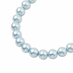 PRECIOSA a.s. Preciosa kulatá perla MAXIMA 6mm Pearl Effect Light Blue - 20 ks