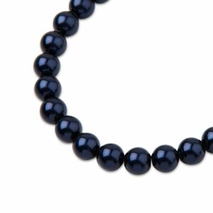 PRECIOSA a.s. Preciosa kulatá perla MAXIMA 6mm Pearl Effect Dark Blue - 20 ks