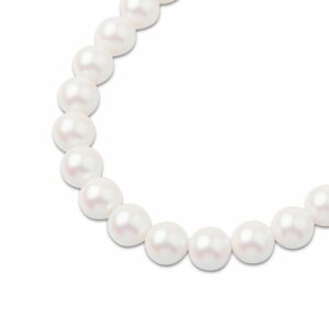 PRECIOSA a.s. Preciosa kulatá perla MAXIMA 6mm Pearlescent White - 20 ks