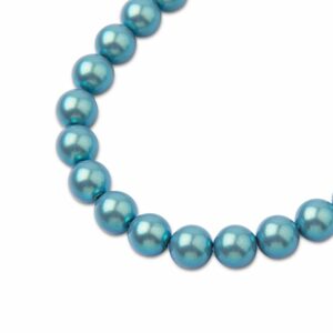 PRECIOSA a.s. Preciosa kulatá perla MAXIMA 6mm Pearlescent Blue - 20 ks