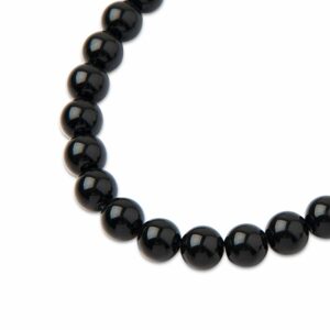 PRECIOSA a.s. Preciosa kulatá perla MAXIMA 6mm Crystal Magic Black - 20 ks