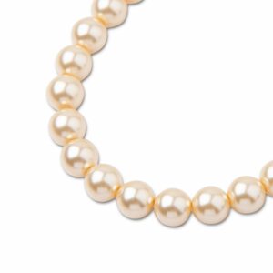 PRECIOSA a.s. Preciosa kulatá perla MAXIMA 8mm Pearl Effect Cream - 15 ks