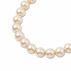 PRECIOSA a.s. Preciosa kulatá perla MAXIMA 8mm Pearl Effect Creamrose - 15 ks
