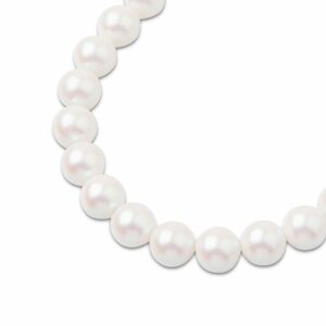 PRECIOSA a.s. Preciosa kulatá perla MAXIMA 8mm Pearlescent White - 15 ks
