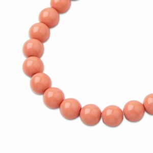 PRECIOSA a.s. Preciosa kulatá perla MAXIMA 8mm Crystal Salmon Rose - 15 ks