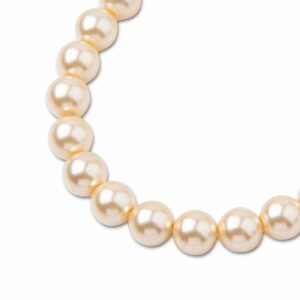 PRECIOSA a.s. Preciosa kulatá perla MAXIMA 10mm Pearl Effect Cream - 12 ks