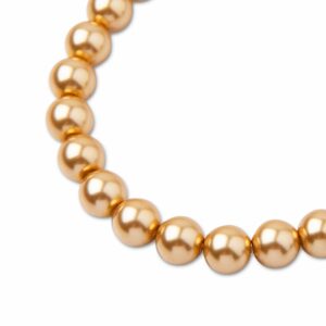 PRECIOSA a.s. Preciosa kulatá perla MAXIMA 10mm Pearl Effect Gold - 12 ks