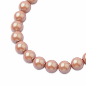 PRECIOSA a.s. Preciosa kulatá perla MAXIMA 10mm Pearlescent Pink - 12 ks