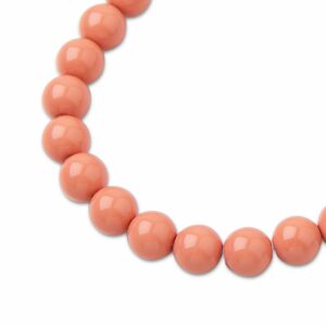 Preciosa kulatá perla MAXIMA 10mm Crystal Salmon Rose - 12 ks