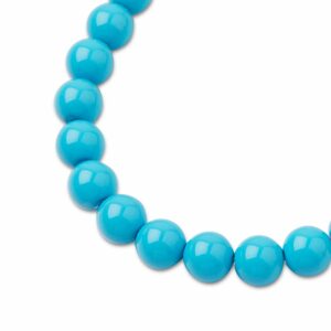 Preciosa kulatá perla MAXIMA 10mm Crystal Aqua Blue - 12 ks