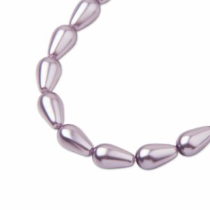 PRECIOSA a.s. Preciosa perla hruška 10x6mm Pearl Effect Lavender - 12 ks
