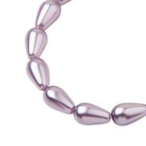 PRECIOSA a.s. Preciosa perla hruška 15x8mm Pearl Effect Lavender - 8 ks