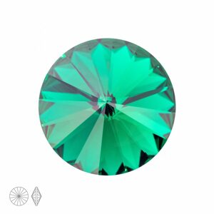 PRECIOSA a.s. Preciosa MC Rivoli MAXIMA SS39 Emerald - 4 ks