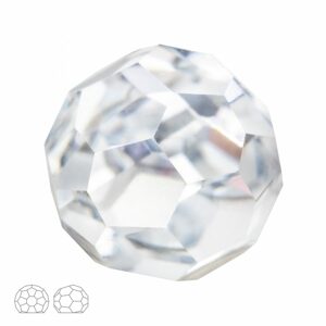 PRECIOSA a.s. Preciosa MC nalepovací kulatý kámen 8mm Crystal - 4 ks