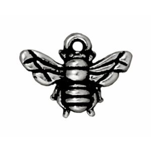 TierraCast přívěsek Honeybee starostříbrný - 1 ks