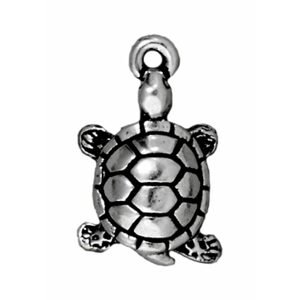 TierraCast přívěsek Turtle starostříbrný - 1 ks