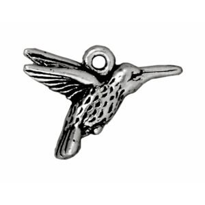 TierraCast přívěsek Hummingbird starostříbrný - 1 ks