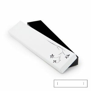 Dárková krabička na šperk bílá 203x42x21mm - 5 ks - 5 ks