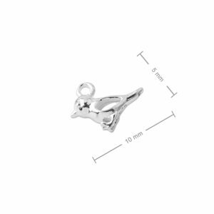 Stříbrný přívěsek vrabec č.879 - 5 ks - 5 ks