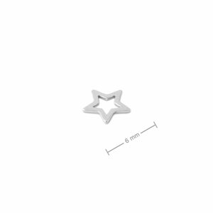 Stříbrný přívěsek hvězda č.894 - 10 ks