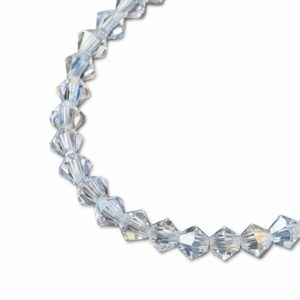 PRECIOSA a.s. Preciosa MC perle Rondelle 4mm Crystal Argent Flare - 90 ks