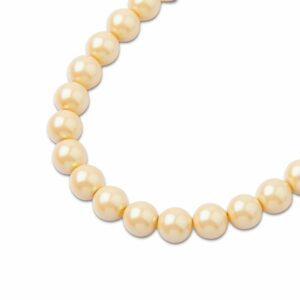 PRECIOSA a.s. Preciosa kulatá perla MAXIMA 4mm Pearlescent Yellow - 90 ks