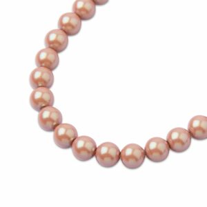PRECIOSA a.s. Preciosa kulatá perla MAXIMA 4mm Pearlescent Pink - 90 ks