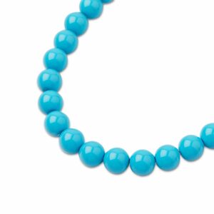 PRECIOSA a.s. Preciosa kulatá perla MAXIMA 4mm Crystal Aqua Blue - 90 ks