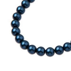 PRECIOSA a.s. Preciosa kulatá perla MAXIMA 6mm Pearl Effect Blue - 60 ks