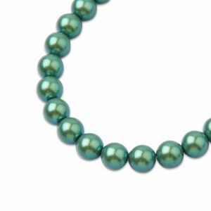 PRECIOSA a.s. Preciosa kulatá perla MAXIMA 6mm Pearlescent Green - 60 ks