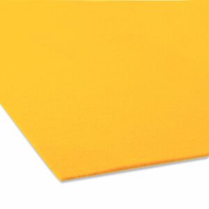 Filc / plsť dekorativní 1mm tmavě žlutá - 5 ks - 5 ks