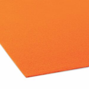 Filc / plsť dekorativní 1mm oranžová - 5 ks - 5 ks