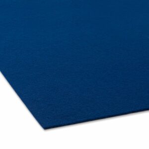Filc / plsť dekorativní 1mm modrá - 5 ks - 5 ks
