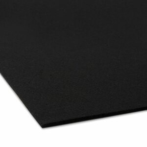 Filc / plsť dekorativní 3mm černá - 3 ks