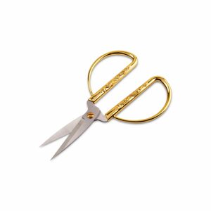 Nůžky pro domácnost 15cm ozdobná rukojeť v barvě zlata - 1 ks