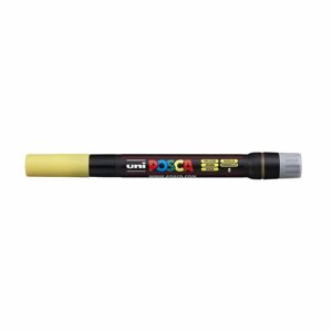 POSCA popisovač štětcový akrylový PCF-350 žlutý - 1 ks