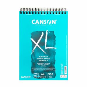 Canson skicák XL Aquarelle 30 listů A4 300g/m² kroužková vazba - 1 ks