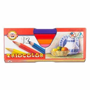Koh-i-noor silné pastelky TRIOCOLOR 12ks - 1 sada