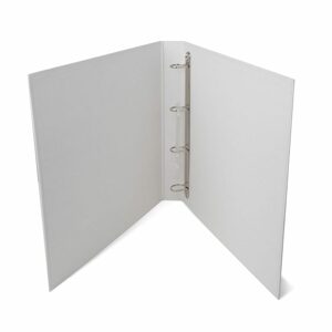 Kroužkové album na scrapbook z kraftového kartonu 36,5x32,5x4cm bílý - 1 ks