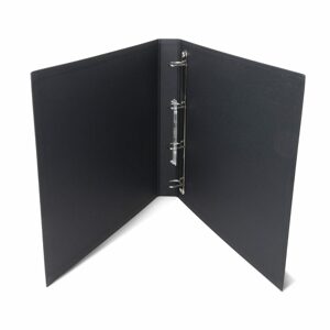 Kroužkové album na scrapbook z kraftového kartonu 36,5x32,5x4cm černý - 1 ks