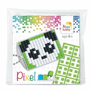 Pixelhobby Pixel klíčenka panda nebo mýval - 1 ks